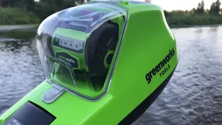 Аккумуляторный лодочный мотор Greenworks 40V