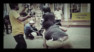 Karishma Singh between shooting stunt video Yukti Kapoor #maddamsir #karishma #yukti_kapoor