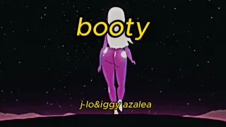 j-lo x iggy azalea - booty (slowed+reverb)