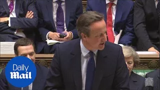 'The diary is pretty light': David Cameron jokes in final PMQs - Daily Mail