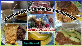 ✅cocinando, rico,facil y económico/haciendo compras 🛒#menueconomico #comidacasera