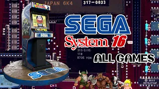 ALL SEGA SYSTEM 16 GAMES (34 TITLES) - Alex Kidd, Golden Axe, Shinobi, Altered Beast, Tetris