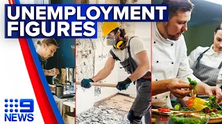 Australia's unemployment rate plunges to lowest level since 1974 | 9 News Australia