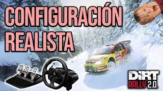 ACTUALIZACIÓN - Configuración REALISTA de volante y Force Feedback para Dirt Rally 2.0 G29 G920 G923