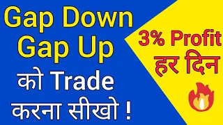 #16पूरी जानकारी | Gaps Types Trade Gap Up & Down | Mistakes in Gap Trading | #fno #optionstrading