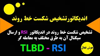 آموزش و معرفی اندیکاتور تشخیص شکست خط روند در اندیکاتور rsi مخصوص فارکس