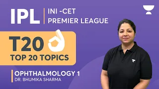 IPL - INI-CET Premier League | Top 20 Topics Ophthalmology 1 | Dr. Bhumika Sharma