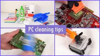 How I clean old computer parts with household products