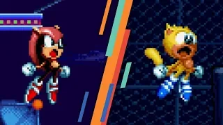 Sonic Mania Plus : Super Mighty & Super Ray Gameplay