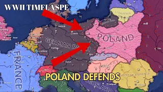 I give Poland 300+ Motorized divisions! |WWII Hoi4 Timelaspe |