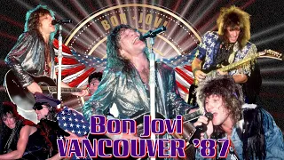 Bon Jovi - Vancouver, BC, Canada (1987) (PRO SHOT) (BJBR)