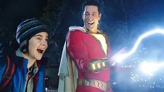 "What Are Your Superpowers?" - Flight Test Scene - Shazam! (2019) Movie Clip HD