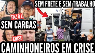 faz o L — CAMINHONEIROS EM CRISE SEM FRETE E PARADOS POR FALTA DE CARGAS (React)