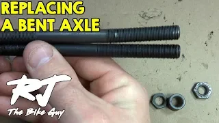 How To Replace A Bent Axle On A Bike Wheel