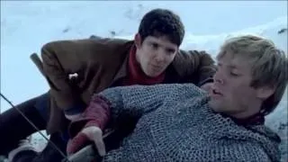 Merlin- S5E02- Merlin and Arthur Scene Spoof/Blooper