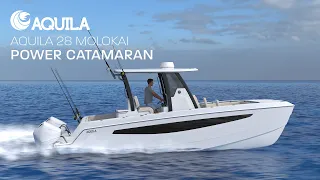 Aquila 28 Molokai | Power Catamaran
