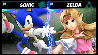 Super Smash Bros Ultimate Amiibo Fights – Request #19806 Sonic vs Zelda