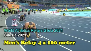 Men's 4x100 meters Relay Final | World Athletics Relays Silesia 2021