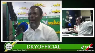 DAN KWEKU YEBOAH tells funny story on live show😂😂💔