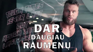 VARŽYBŲ PABAIGA. RAUMENŲ AUGINIMAS, WORKOUT | Lukas Smagurauskas