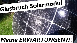 Bringt es noch was? Glasbruch Solarpanel kaputt #check #utuberlars #Test #Solarmodul #SOLAR #DIY