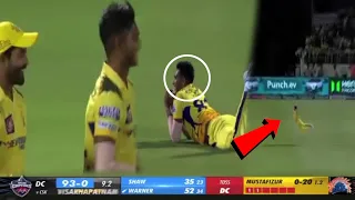 IPL 2024 || Prithirana took an amazing catch || kingdom of cricket || csk vs DC || #cricketupdates