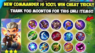 *NEW COMMANDER CHOU 3RD UNLIMITED ITEM TRICK TUTORIAL(100% WORKING)!! HOW TO GET ALL ITEMS IN 1 GAME