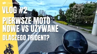 Why did I choose the Triumph Trident 660? First motorcycle, new or used?! VLOG #2 #motovlog