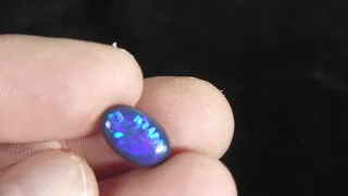 Rare Script Pattern - Black Opal