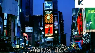 2000 Times Square at Night, New York, 35mm