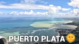 Landing at Puerto Plata airport | New York JFK to POP | GoPro 10 | Dominican Republic 🇩🇴