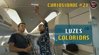 O Que São as Luzes Coloridas na Cabine do Avião Embraer e195?