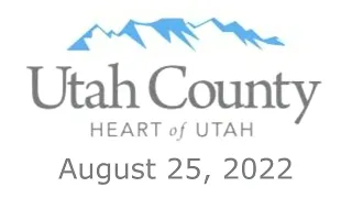 Utah County Board of Equalization Meeting - August 25, 2022