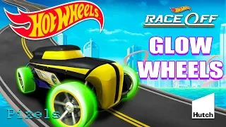 Hot Wheels Race Off Daily Challenge Rip Rod GLOW WHEELS