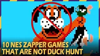Top 10 NES Zapper Games that are NOT Duck Hunt | #ZOOMINGAMES