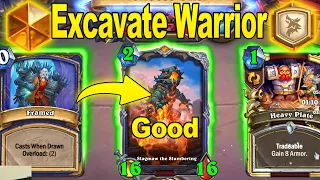 Buffed Excavate Control Warrior Is Actually Fun & Great At Showdown in the Badlands | Hearthstone