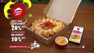 Pizza Hut Malaysia - The NEW Cheesy Poppers Pizza, Now With Special Promo