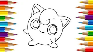 How to Draw and Color Alolan Jigglypuff | Pokemon