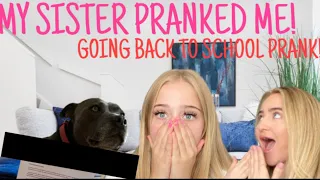 MY SISTER PRANKED ME... *I cried*