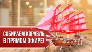 СОБИРАЕМ ОГРОМНЫЙ КОРАБЛЬ! И общаемся! - Часть 2