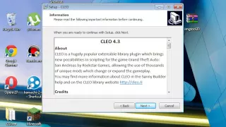 How to install free running story 2.25 gta san +link