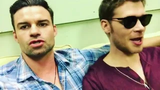 Joseph Morgan and Daniel Gillies Instagram