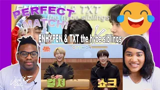 ENHYPEN & TXT the hybe siblings| REACTION