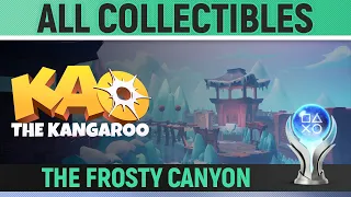 Kao the Kangaroo – The Frosty Canyon – All Collectibles 🏆 Kao Letters, Crystals, Scrolls, Hearts