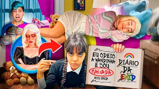 ENCONTRAMOS O DIÁRIO SECRETO DA ENID DA WANDINHA!! ELA É MALVADA?? NÃO ACREDITAMOS NO QUE VIMOS!!