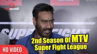 Ajay Devgn Interview | 2nd Season Of MTV Super Fight League Launch