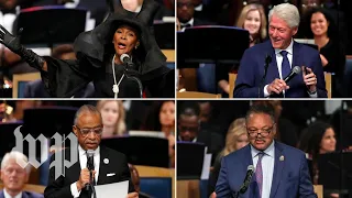 Touching speeches from Aretha Franklin's funeral