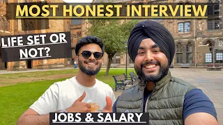 MOST HONEST STUDENT INTERVIEW| No Jobs After MSc? 🇬🇧| Part time Jobs| Study in UK