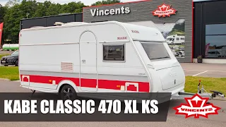 Tekniker visar KABE CLASSIC 470 XL KS - Vincents Husbil & Husvagn