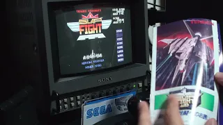 SLAP FIGHT MD メガドライブ実機 ノーコンクリア デフォルト設定 RGB